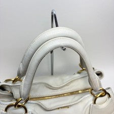 miu miu handbag white leather miu miu