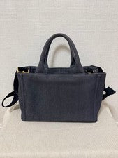 PRADA Robot Denim Handbag 2WAY #QY43KK