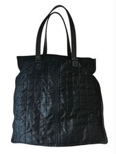 [MiuMiu] Black quilted tote bag/Archive (Classic)