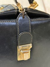 FENDI Zucca pattern handbag, mini Boston bag, Fendi #QYFNMV