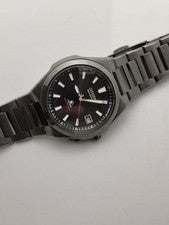 Citizen Attesa All Black 1500pcs Limited Solar Radio Titanium Watch H416 #QY7BJ3
