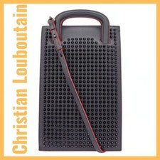 Christian Louboutin 3-Way Handbag Leather Studs Trick Track #QY130T
