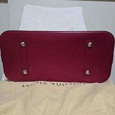 LOUIS VUITTON Epi Leather Boston Bag, Pink Red Women #QYIV5B
