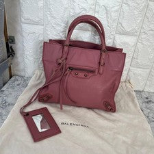 BALENCIAGA Paper Lambskin 2-Way Handbag #QYJY5I