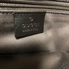 GUCCI Brown Canvas Leather Large Tote Handbag Classic #QYA4X4