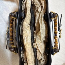 GUCCI Diana Medium Black Leather Handbag #QYBTM2