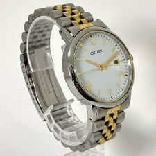 Citizen Eco-Drive Men's Watch Roman Numerals, Two-Tone, Date, Solar Powe #QY0V5O