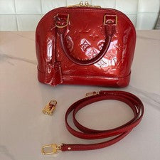 LOUIS VUITTON Alma BB Vernis #QY2M0A