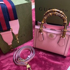 GUCCI Diana Mini Handbag Pink #QY0WTQ