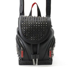 Christian Louboutin Explorer Funk Studded Backpack, Small, 3215038, Blac #QY97T2