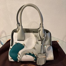 TOD'S Hard to Find Crystal bag with dust bag Green #QY8L3D