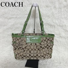 COACH Signature Canvas Hand & Shoulder Bag #QY4AW3