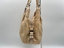 Y2K COACH Leather Shoulder Bag with Carriage Logo #QY2D6J