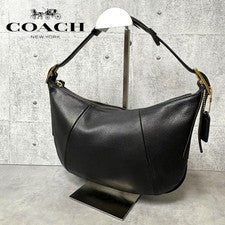 Made in the USA Old Coach Shoulder Bag Leather Round Bag #QYDXPN