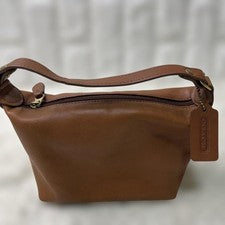 COACH Old Coach Mini Shoulder Bag, Brown Leather #QYBTBO