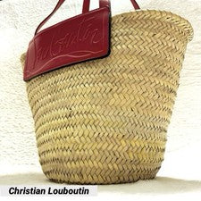 Christian Louboutin Louboutin Loubishore Basket Bag Red #QYK5E2