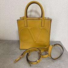 Valentino mustard-colored Italian handbag #QYEFBI