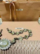 [MIU MIU] Miu Miu Nappa Crystal Bijou Bag 3way
