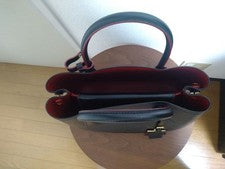 PRADA Black Leather Tote Bag #QYF1CQ