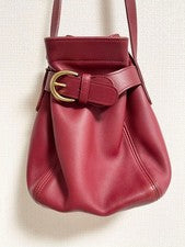 OLD COACH Shoulder Bag, Drawstring Bag, Mini Bag, Red, Model Number 4156 #QYGB6M