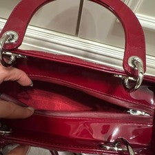 DIOR Lady Dior Red Calfskin Women #QYGIAU