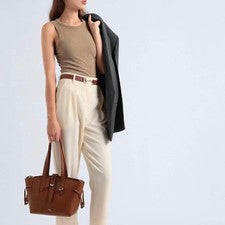 FURLA tote bag, cognac #QY690Q