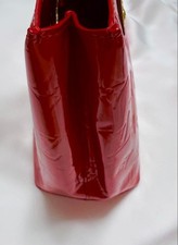 LOUIS VUITTON LOUIS VUITTON Vernis Lead PM Red, Patent Leather #QYBLRT