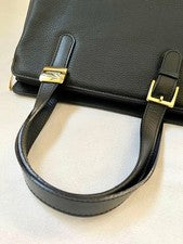 Burberrys Formal Leather Handbag, Black #QY0GLV