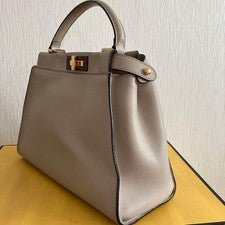 FENDI PEEK A BOO Grey Medium #QY4RB3