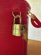 LOUIS VUITTON Epi Cannes Red with key case #QYA4KN