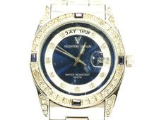 Valentino Domani Quartz Watch with Rhinestone Bezel 18714321 #QY8LFP