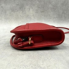 Old Coach Shoulder Bag, Made in USA, Charm, Leather, Red, 9017 #QY3NUG