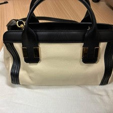CHLO? Alice Leather Handbag Black Women #QYEL2F