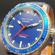 Technos 500-strand Titanium Men's Watch with Open Caseback #QYCVFU