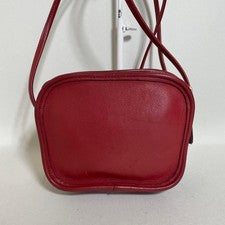 2604-242 Coach Old Shoulder Bag Leather Red #QYAITH