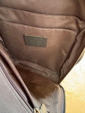 COACH dark blue leather backpack #QYA3BX