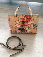 GUCCI Bamboo Bloom Bag Pink Leather Women #QYJ34G