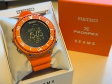 Seiko Collaboration BEAMS Watch Solar Tuna Can Orange #QY55YI