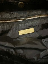 [MiuMiu] Black quilted tote bag/Archive (Classic)