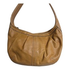 COACH F12235 Ergo Hobo Shoulder Bag Leather Camel Y2K #QY3NDR