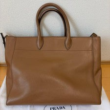 PRADA Camel Tote Bag #QYJJL6