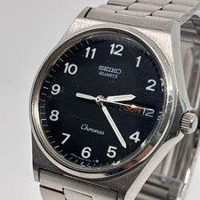 SEIKO Seiko Men's Quartz Watch, Black Dial, Chronos #QYHSO6