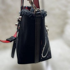 Christian Louboutin tote bag, shoulder bag, frangibus, black #QY8KOT