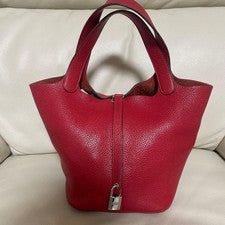 HERMES Picotin Lock MM Red #QYKTRW