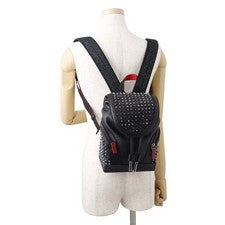 Christian Louboutin Explorer Funk Studded Backpack, Small, 3215038, Blac #QY97T2