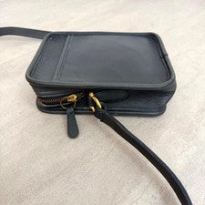 COACH Old Coach shoulder bag/pouch, navy Leather Women #QY98GF
