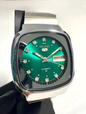 SEIKO 5-roll Classic TV Case Emerald #QY3FTS