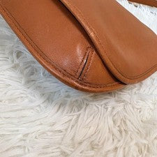 OLD COACH Leather Shoulder Bag with Flap #QY4XXV