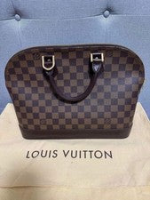 LOUIS VUITTON Damier handbag, medium size #QY27AB