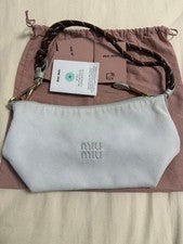 Miu Miu canvas handbag rice bowl bag in very good condition with AURA card